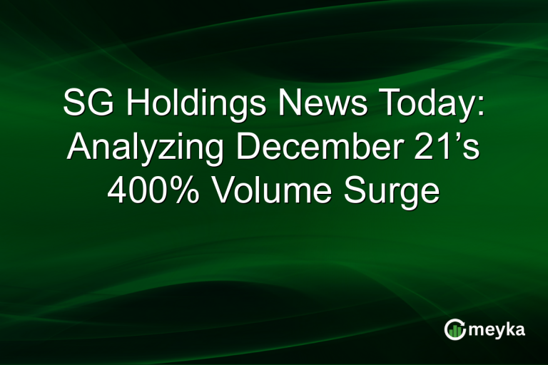 SG Holdings News Today: Analyzing December 21’s 400% Volume Surge