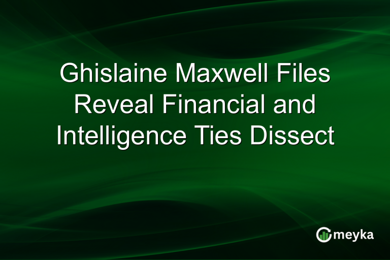 Ghislaine Maxwell Files Reveal Financial and Intelligence Ties Dissect