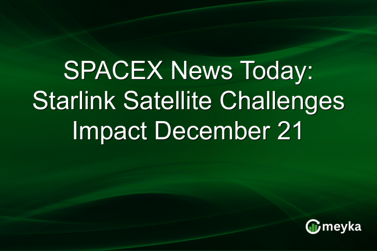SPACEX News Today: Starlink Satellite Challenges Impact December 21