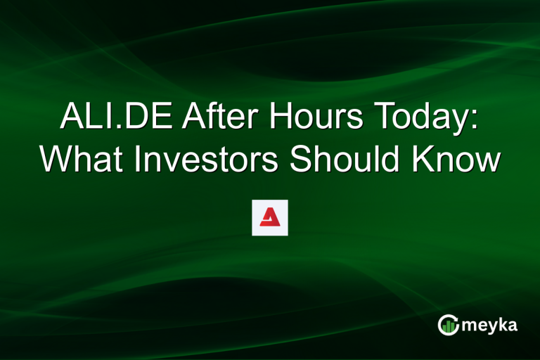ALI.DE After Hours Today: What Investors Should Know