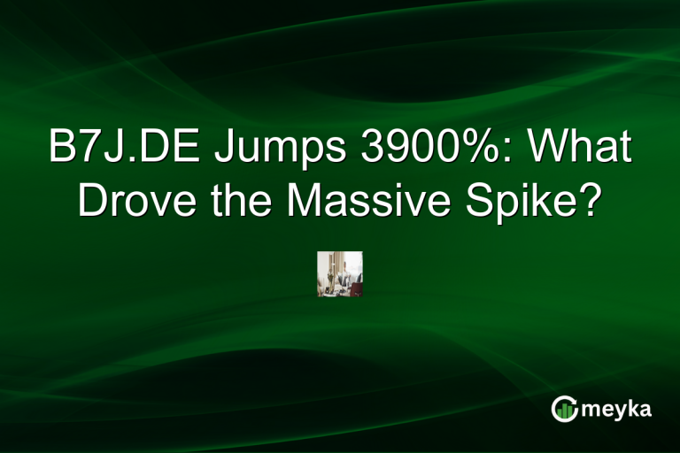 B7J.DE Jumps 3900%: What Drove the Massive Spike?