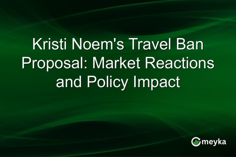 Kristi Noem's Travel Ban Proposal: Market Reactions and Policy Impact