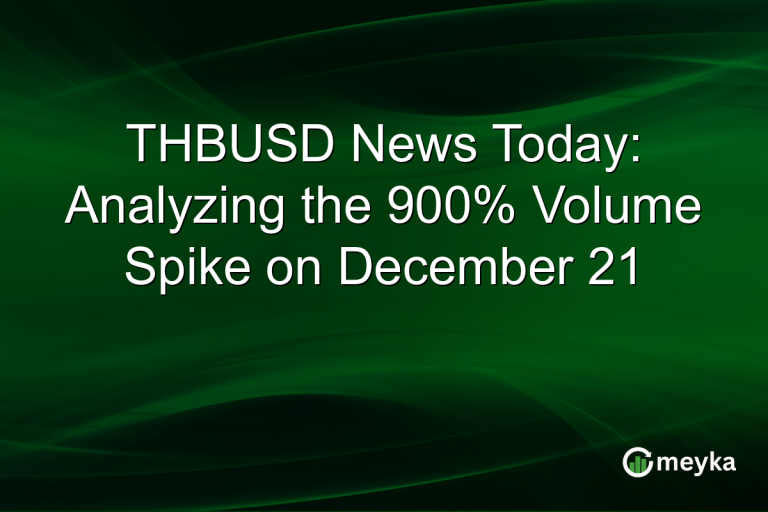 THBUSD News Today: Analyzing the 900% Volume Spike on December 21