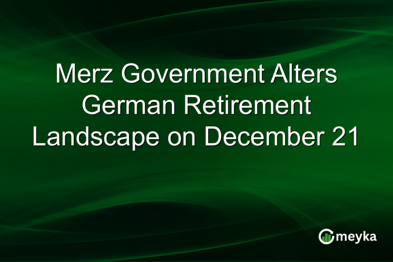 Merz Government Alters German Retirement Landscape on December 21