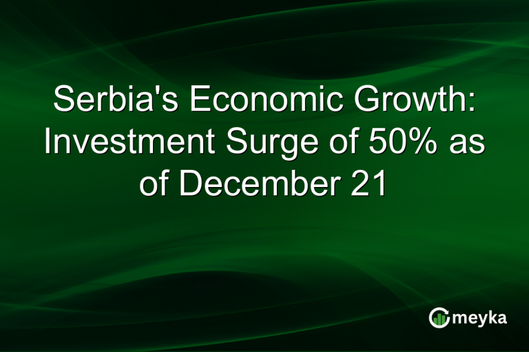 Serbia's Economic Growth: Investment Surge of 50% as of December 21
