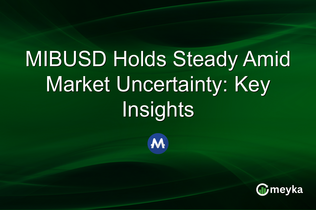 MIBUSD Holds Steady Amid Market Uncertainty: Key Insights