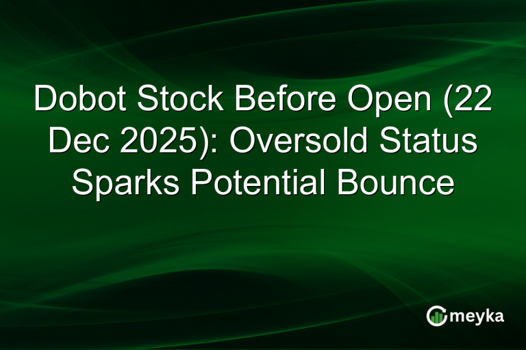 Dobot Stock Before Open (22 Dec 2025): Oversold Status Sparks Potential Bounce