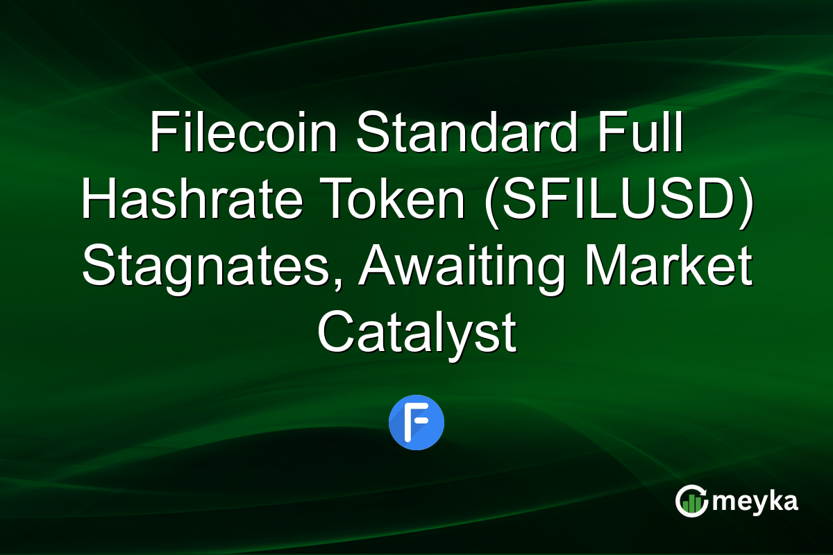 Filecoin Standard Full Hashrate Token (SFILUSD) Stagnates, Awaiting Market Catalyst