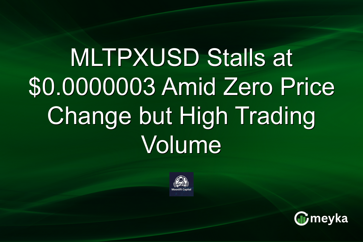 MLTPXUSD Stalls at $0.0000003 Amid Zero Price Change but High Trading Volume