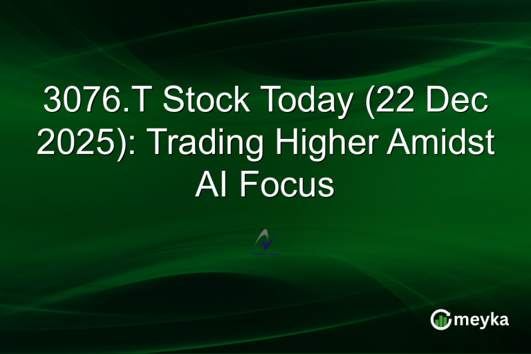 3076.T Stock Today (22 Dec 2025): Trading Higher Amidst AI Focus