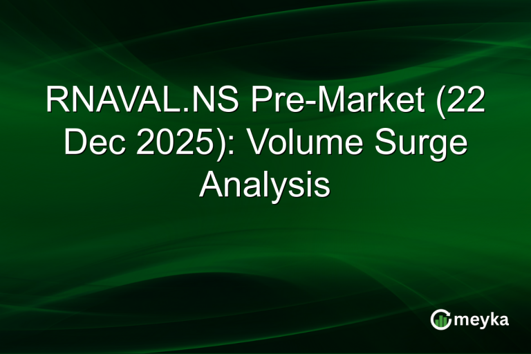 RNAVAL.NS Pre-Market (22 Dec 2025): Volume Surge Analysis