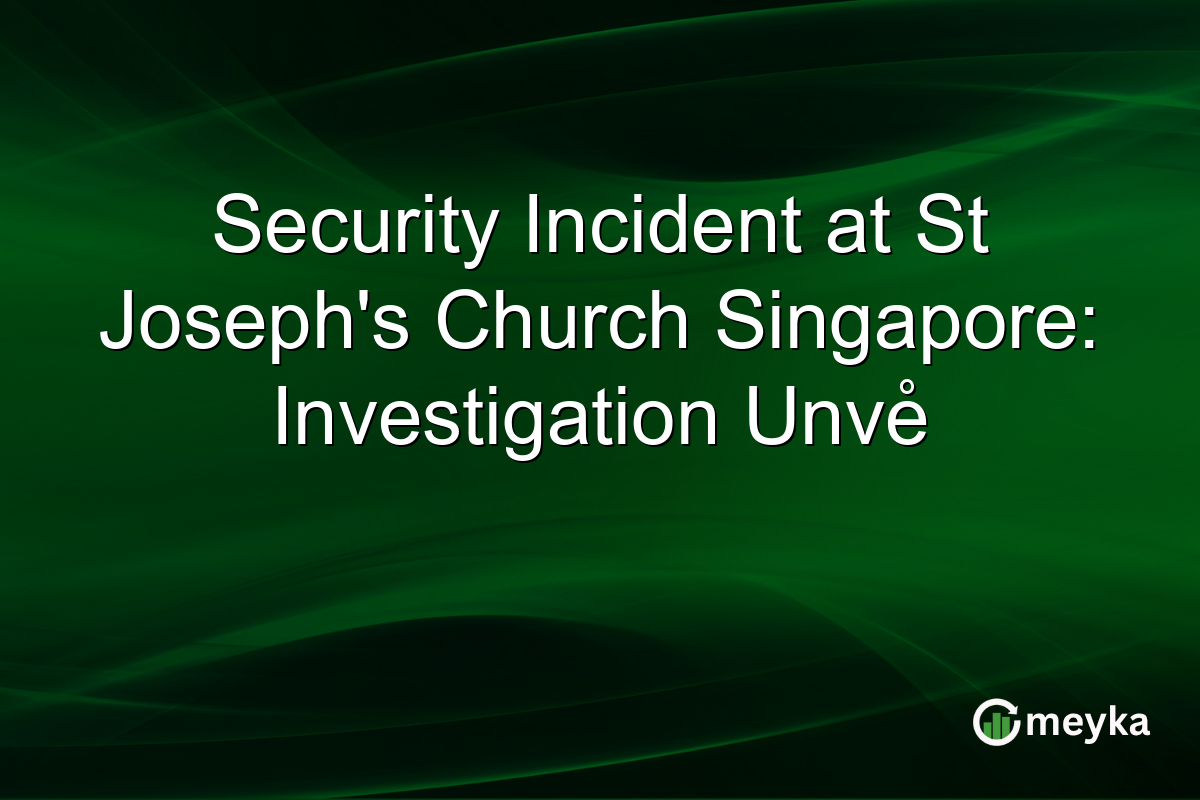 Security Incident at St Joseph's Church Singapore: Investigation Unve̊