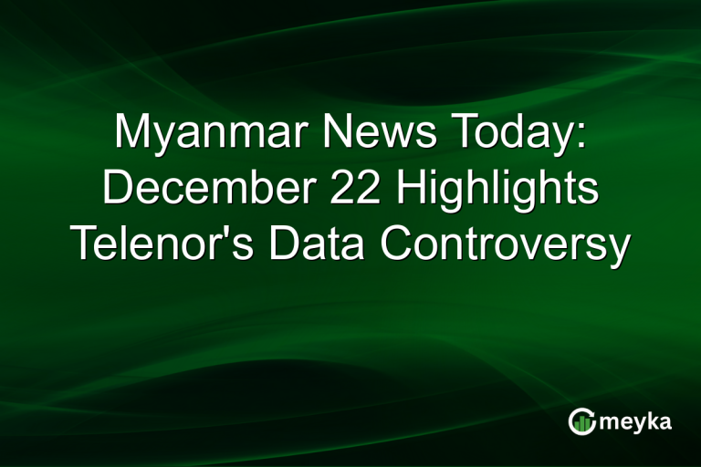 Myanmar News Today: December 22 Highlights Telenor's Data Controversy