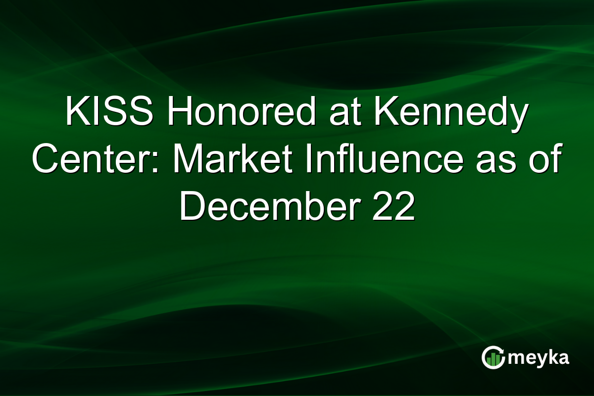 KISS Honored at Kennedy Center: Market Influence as of December 22