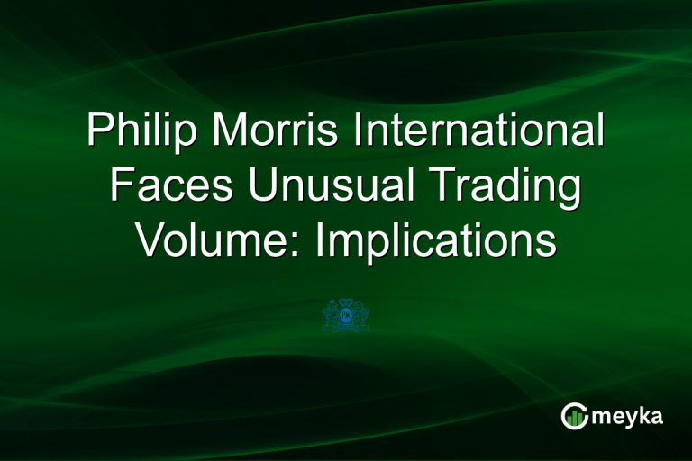 Philip Morris International Faces Unusual Trading Volume: Implications