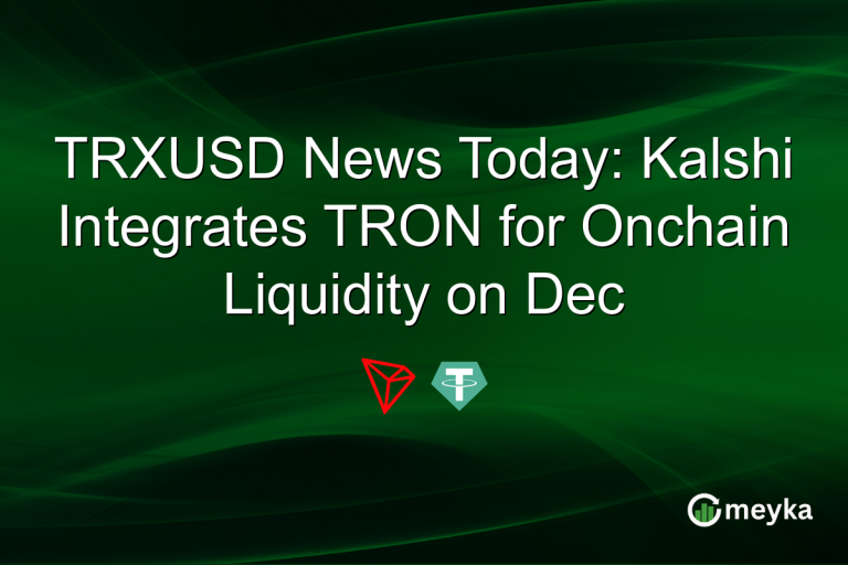 TRXUSD News Today: Kalshi Integrates TRON for Onchain Liquidity on Dec