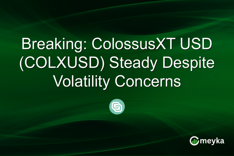 Breaking: ColossusXT USD (COLXUSD) Steady Despite Volatility Concerns