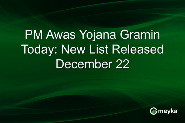 PM Awas Yojana Gramin Today: New List Released December 22