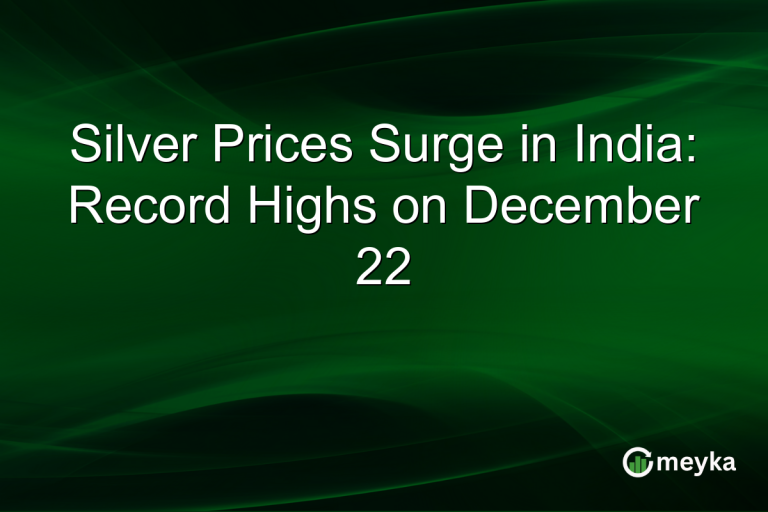 Silver Prices Surge in India: Record Highs on December 22
