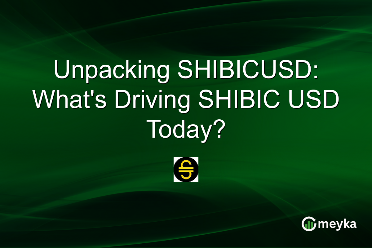 Unpacking SHIBICUSD: What's Driving SHIBIC USD Today?
