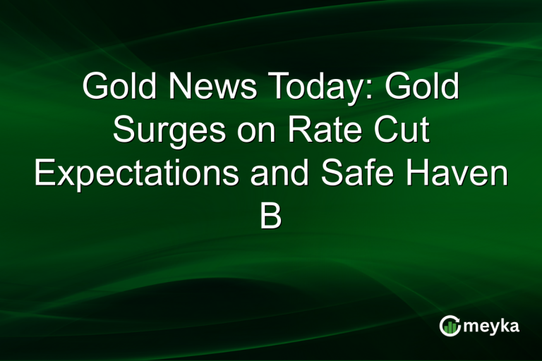 Gold News Today: Gold Surges on Rate Cut Expectations and Safe Haven B