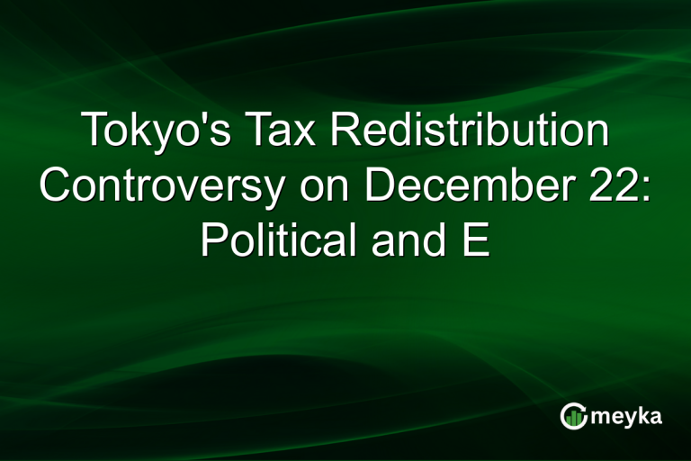 Tokyo's Tax Redistribution Controversy on December 22: Political and E