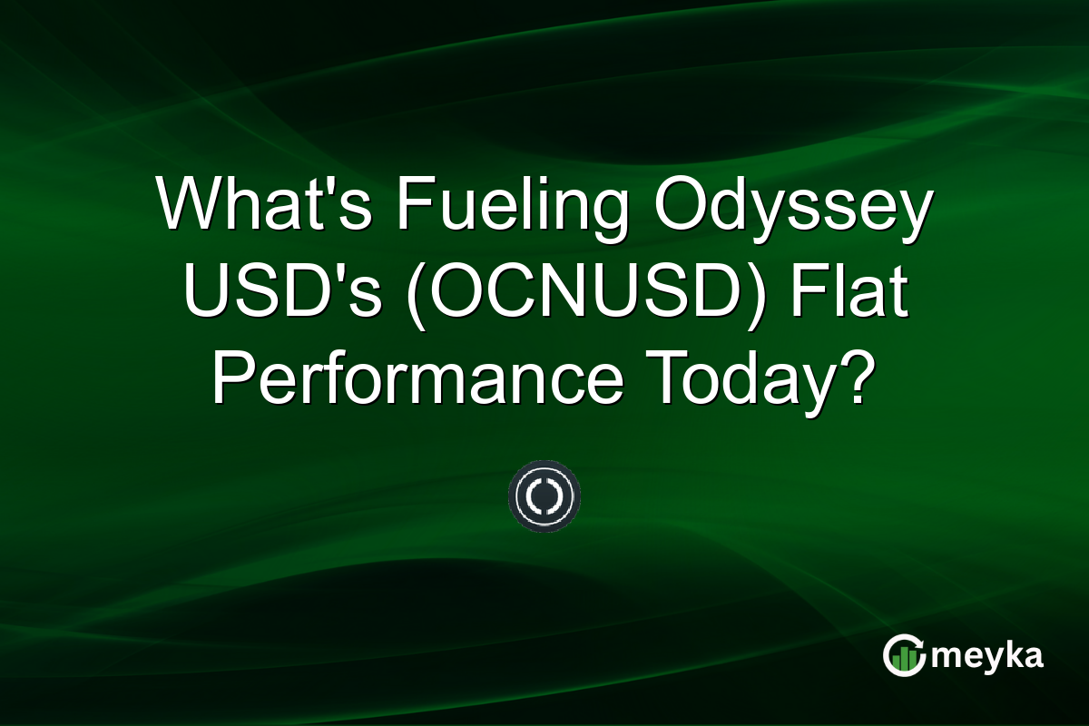 What's Fueling Odyssey USD's (OCNUSD) Flat Performance Today?