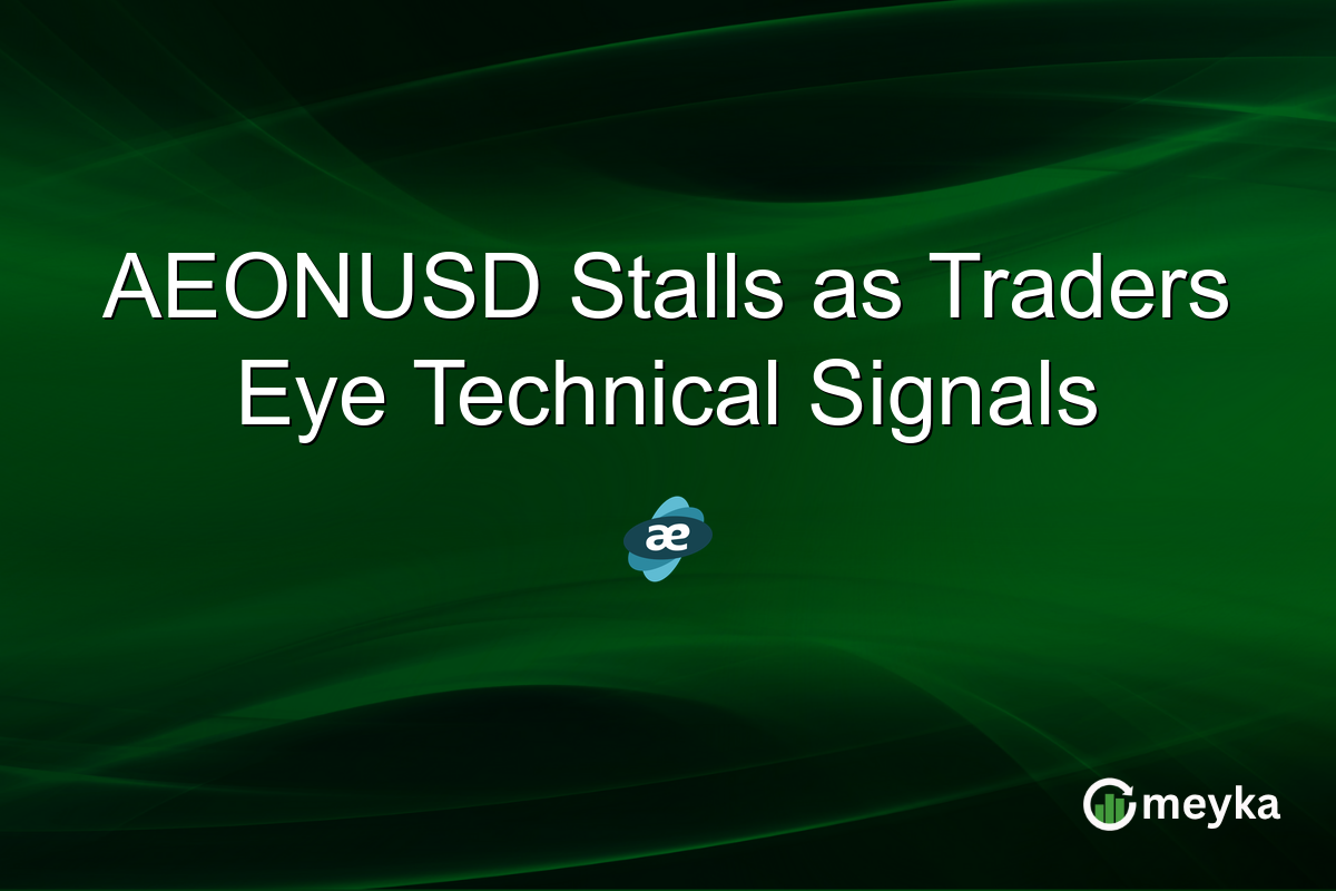AEONUSD Stalls as Traders Eye Technical Signals