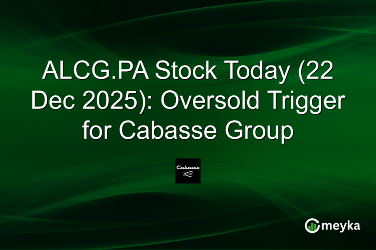 ALCG.PA Stock Today (22 Dec 2025): Oversold Trigger for Cabasse Group
