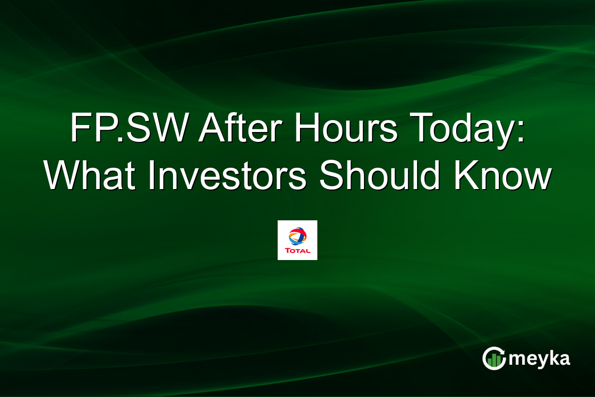 FP.SW After Hours Today: What Investors Should Know