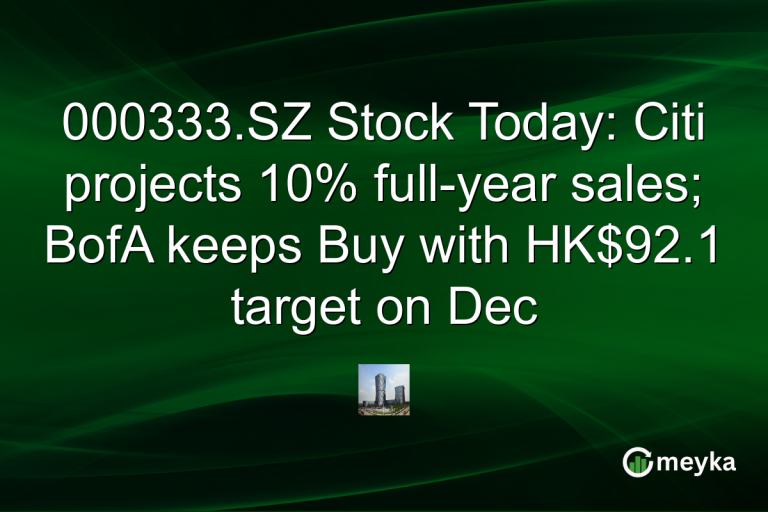 000333.SZ Stock Today: Citi projects 10% full-year sales; BofA keeps Buy with HK$92.1 target on Dec 