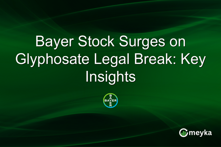 Bayer Stock Surges on Glyphosate Legal Break: Key Insights