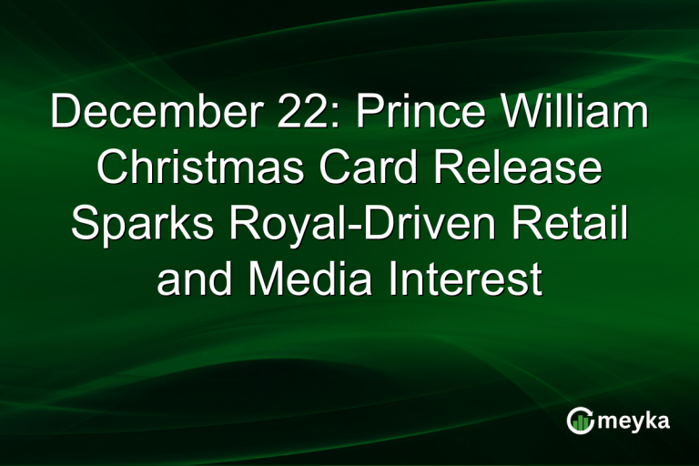 December 22: Prince William Christmas Card Release Sparks Royal-Driven Retail and Media Interest