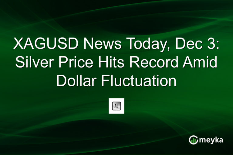 XAGUSD News Today, Dec 3: Silver Price Hits Record Amid Dollar Fluctuation
