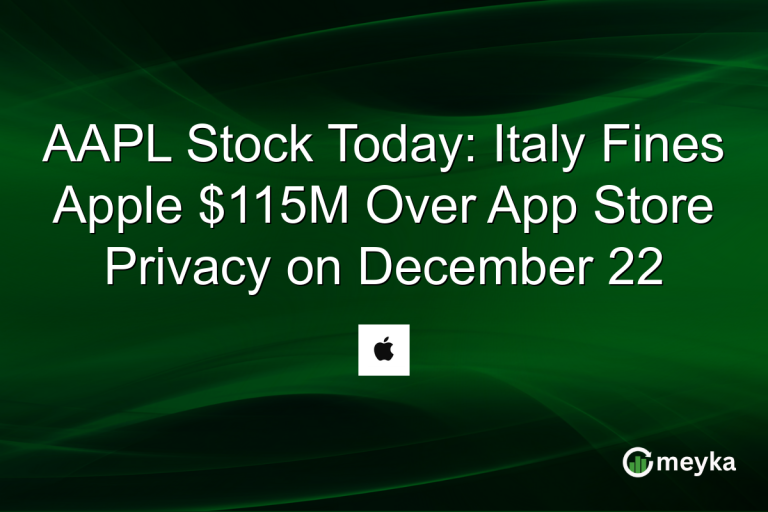 AAPL Stock Today: Italy Fines Apple $115M Over App Store Privacy on December 22