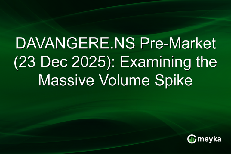DAVANGERE.NS Pre-Market (23 Dec 2025): Examining the Massive Volume Spike