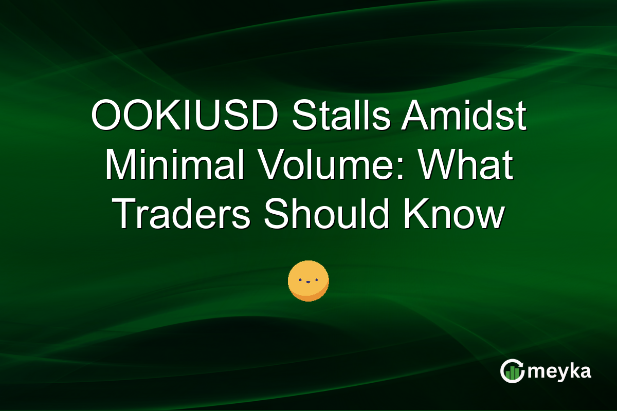 OOKIUSD Stalls Amidst Minimal Volume: What Traders Should Know