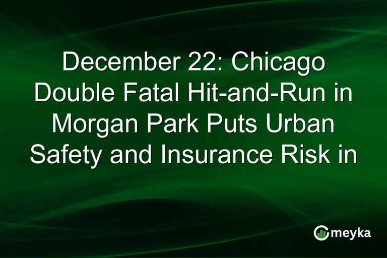 December 22: Chicago Double Fatal Hit-and-Run in Morgan Park Puts Urban Safety and Insurance Risk in