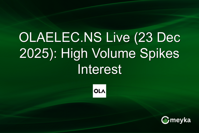 OLAELEC.NS Live (23 Dec 2025): High Volume Spikes Interest