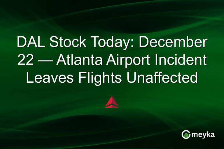 DAL Stock Today: December 22 — Atlanta Airport Incident Leaves Flights Unaffected