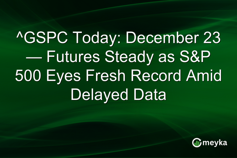 ^GSPC Today: December 23 — Futures Steady as S&P 500 Eyes Fresh Record Amid Delayed Data