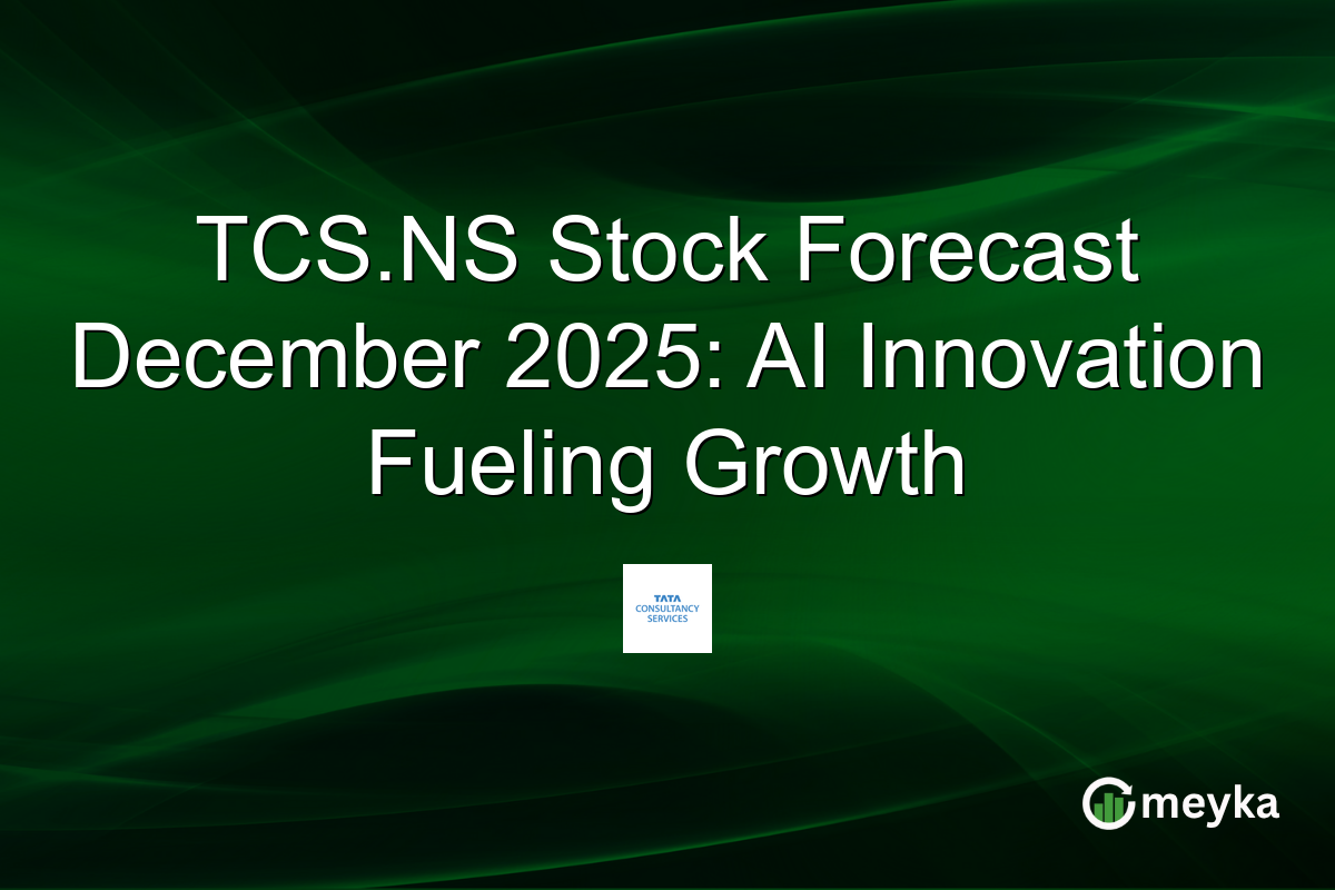 TCS.NS Stock Forecast December 2025: AI Innovation Fueling Growth