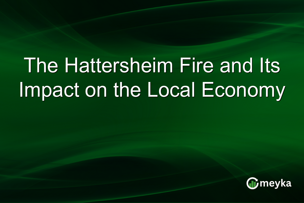 The Hattersheim Fire and Its Impact on the Local Economy