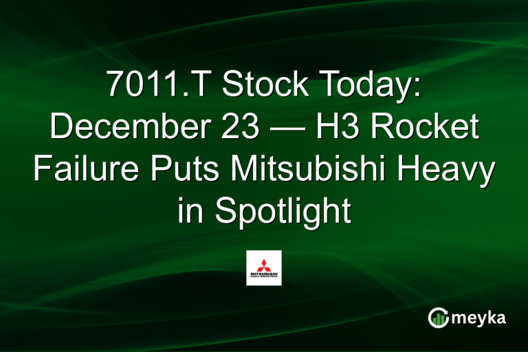 7011.T Stock Today: December 23 — H3 Rocket Failure Puts Mitsubishi Heavy in Spotlight