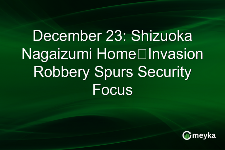 December 23: Shizuoka Nagaizumi Home‑Invasion Robbery Spurs Security Focus