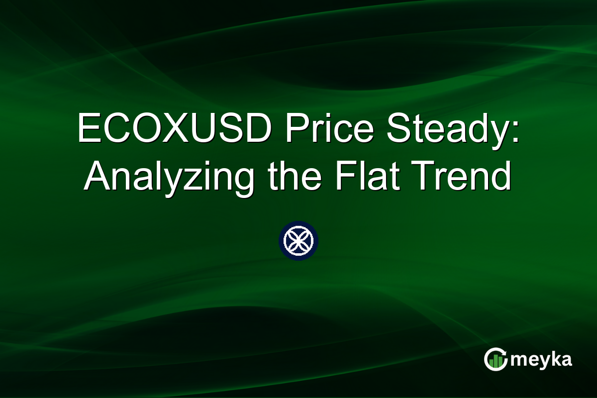 ECOXUSD Price Steady: Analyzing the Flat Trend