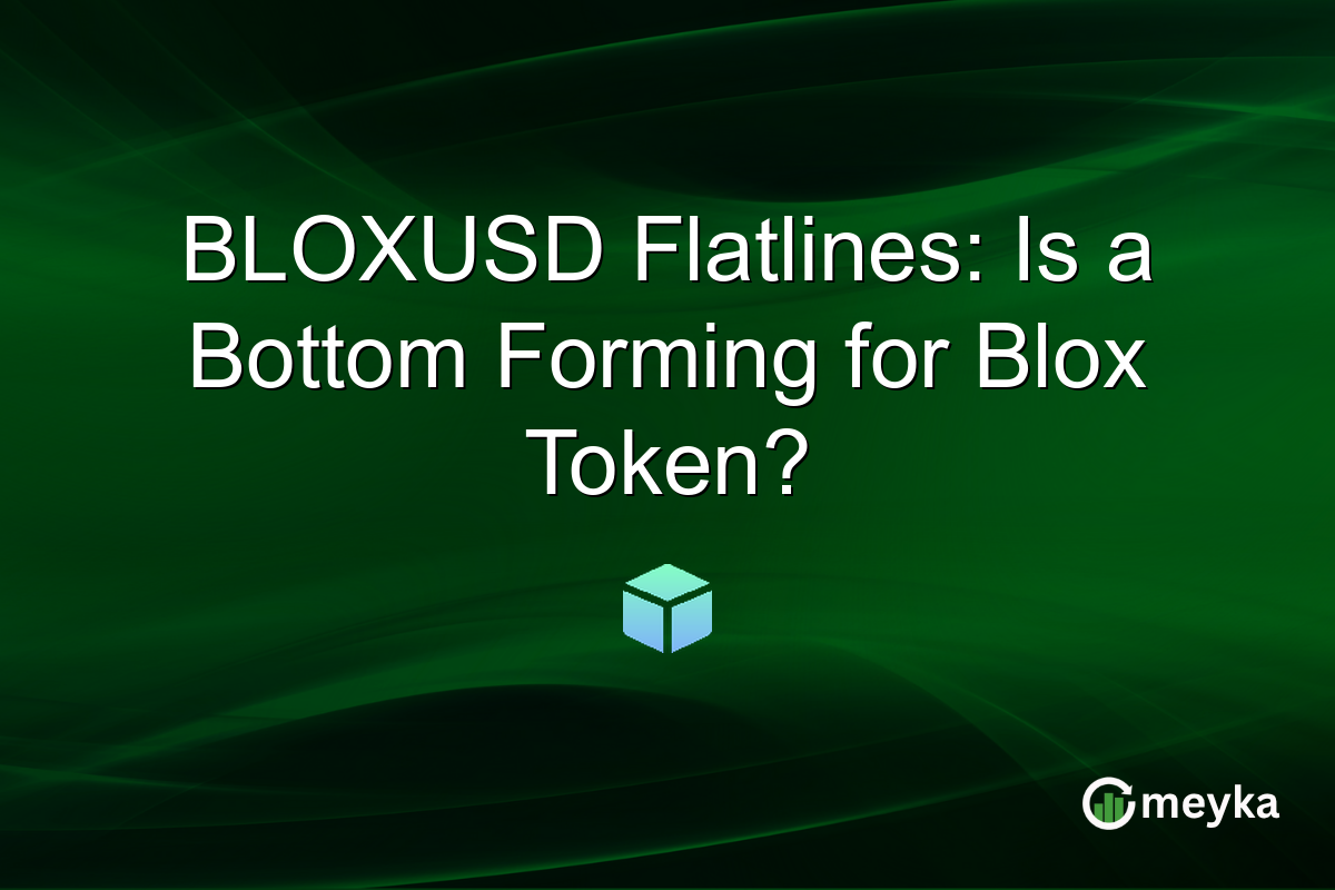 BLOXUSD Flatlines: Is a Bottom Forming for Blox Token?