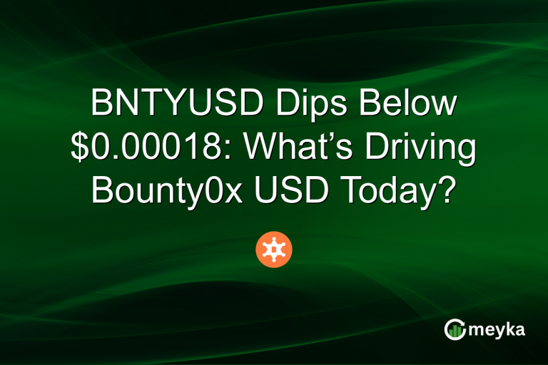 BNTYUSD Dips Below $0.00018: What’s Driving Bounty0x USD Today?