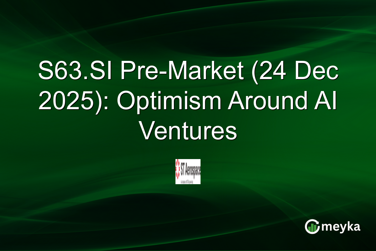 S63.SI Pre-Market (24 Dec 2025): Optimism Around AI Ventures