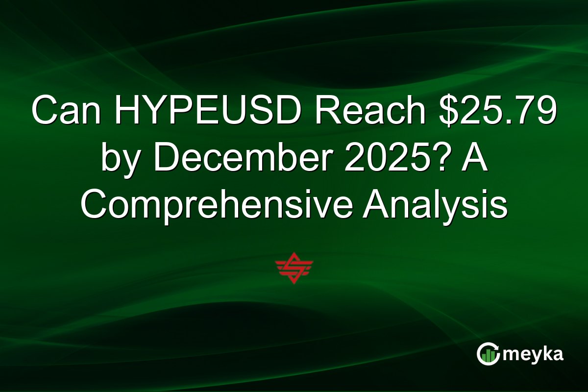Can HYPEUSD Reach $25.79 by December 2025? A Comprehensive Analysis
